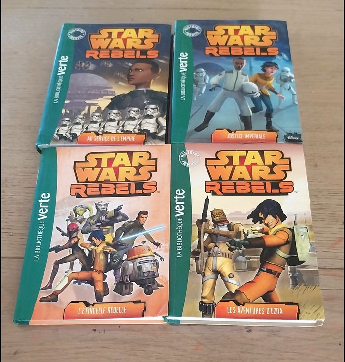 Lot de 4 livres bibliothèque verte en très bon état