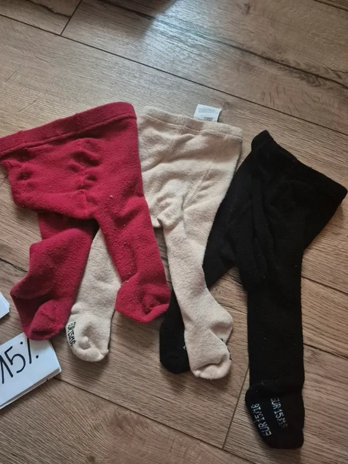 Lot short velours + 3 collants 3 mois / 56-62 cm – Kiabi - photo numéro 9