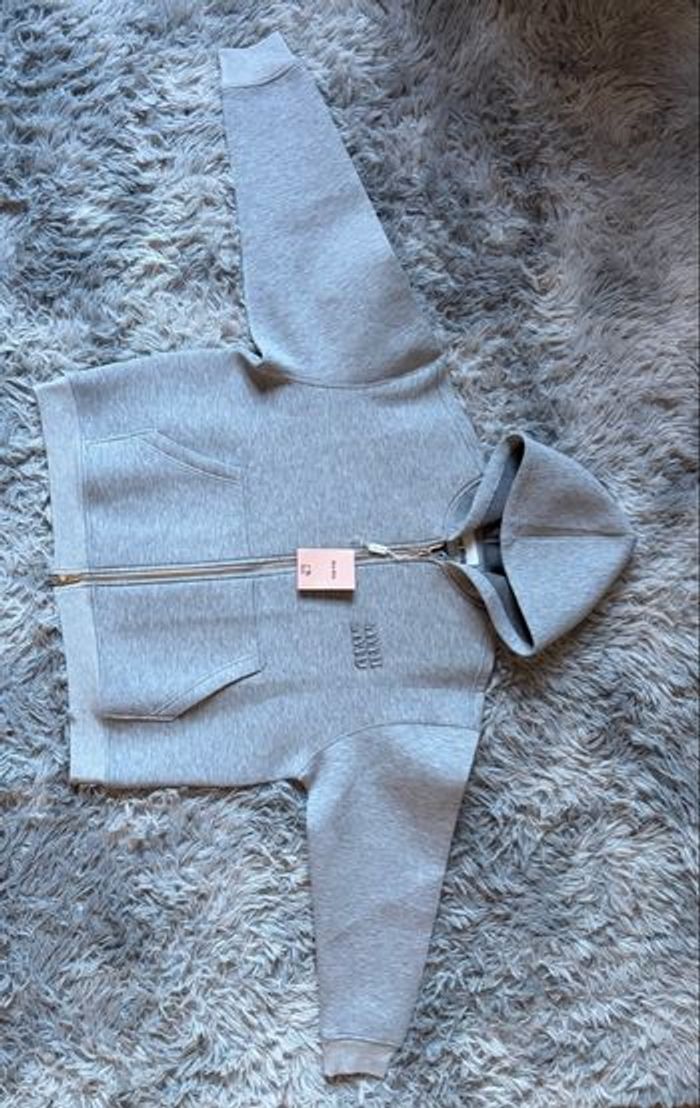 Gilet sweat à capuche Miu Miu - photo numéro 2