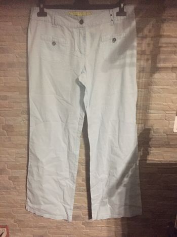 Pantalon bleu ciel Cache Cache 42/XL
