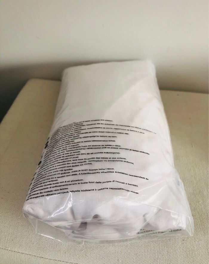 Drap housse tissaia neuf blanc 90 x 190 - photo numéro 8