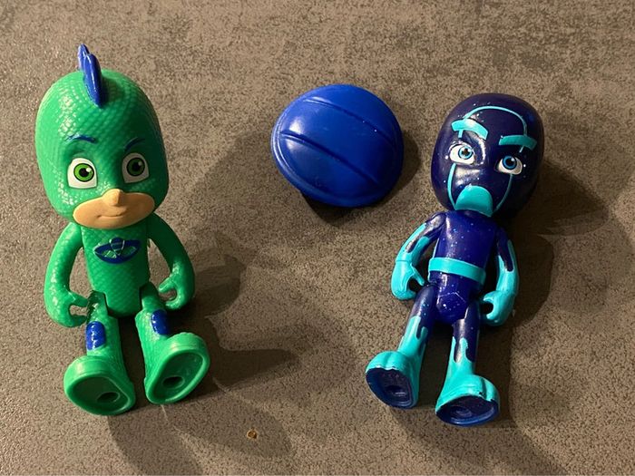 Figurines Glu-Glu + Ninja Pyjamasques