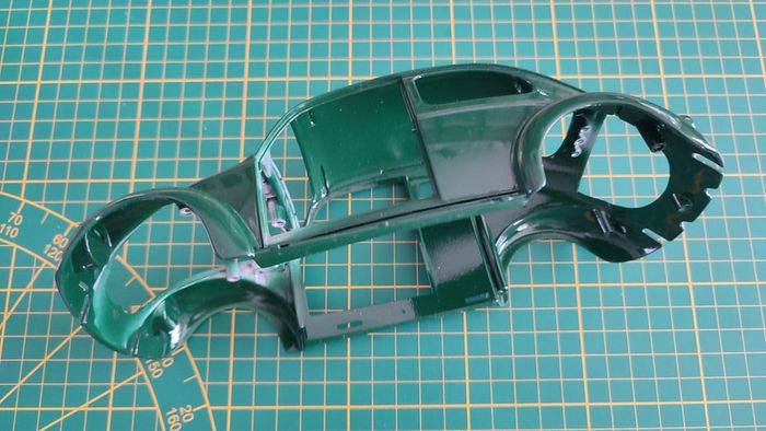 Carcasse carrosserie pièce miniature Burago Bburago Volkswagen Beetle 1955 1/18 1/18e 1/18ème #C59 - photo numéro 2