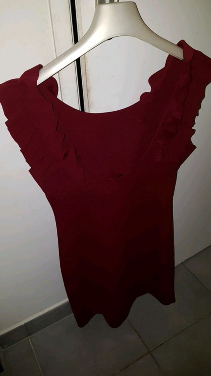 Robe bordeaux neuve - photo numéro 4
