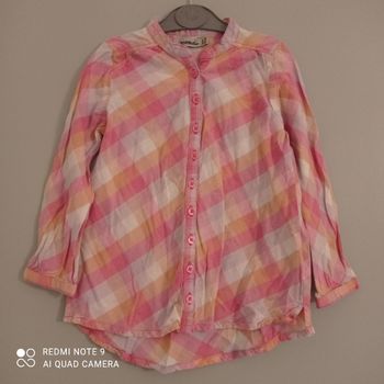 Blouse à carreaux 4ans