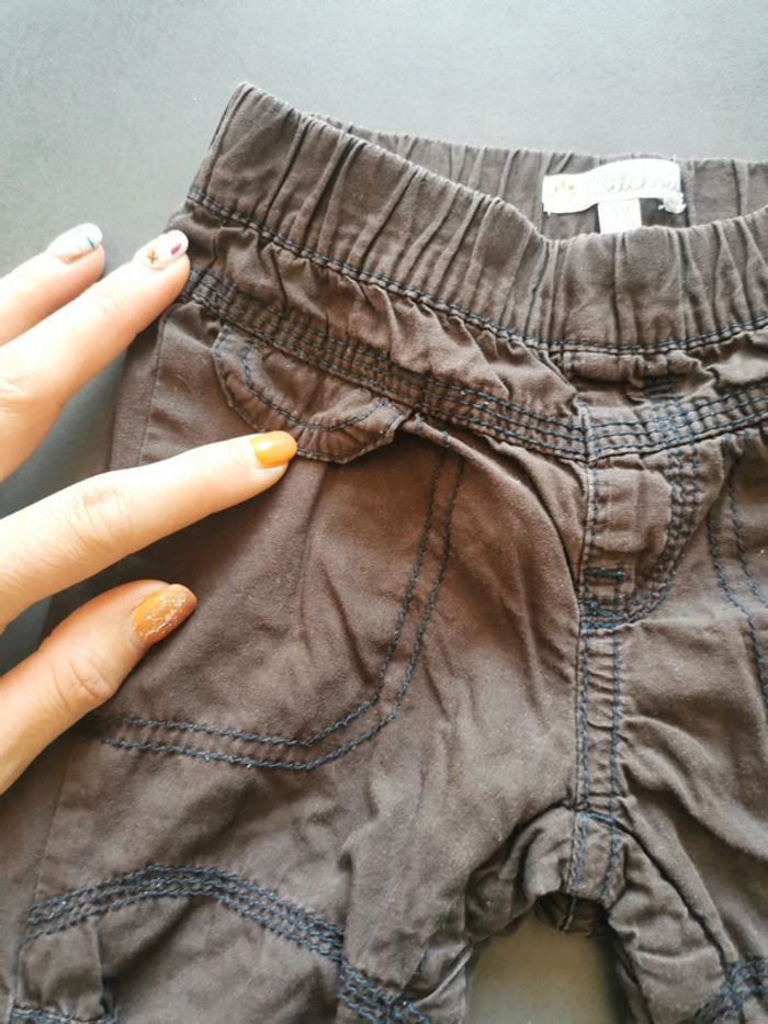 Pantalon marron kitchoun 9 mois - photo numéro 3