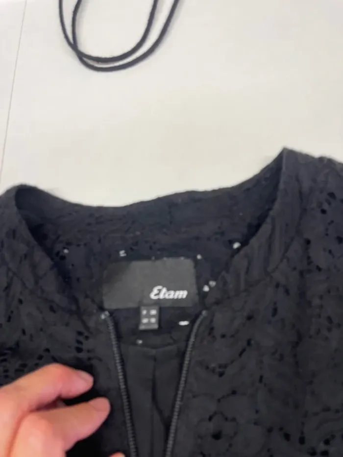 Veste dentelle courte - photo numéro 2