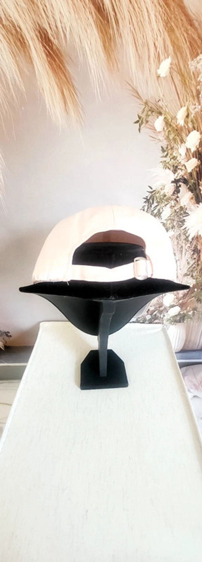 Casquette rose brillante effet satiné – élégante & tendance - photo numéro 3