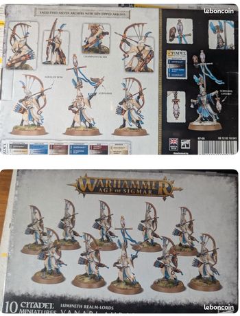 Warhammer Age of Sigmar – Lumineth Realm-lords – Vanari Auralan Sentinels – Neuf