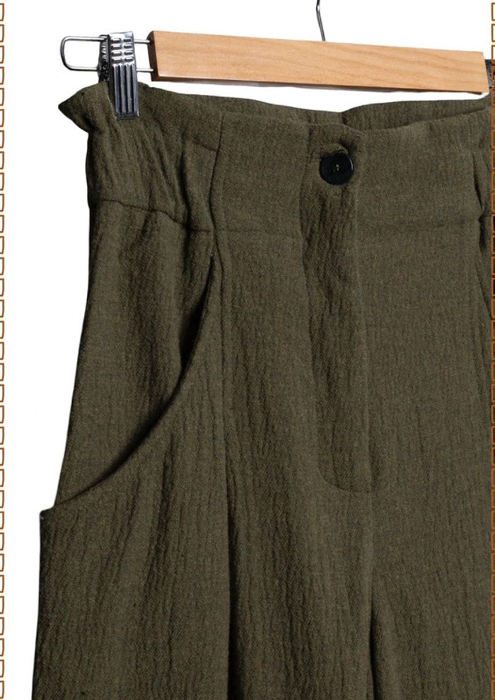 Pantalon vert foncée Momonì Taille 34/36 - photo numéro 4