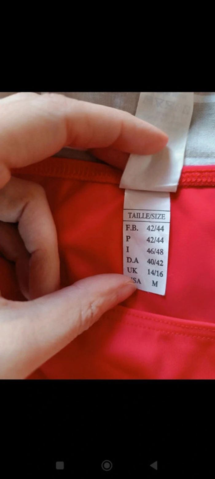 Bikini rouge doublé - taille 42 - H&M - très bon état - photo numéro 8