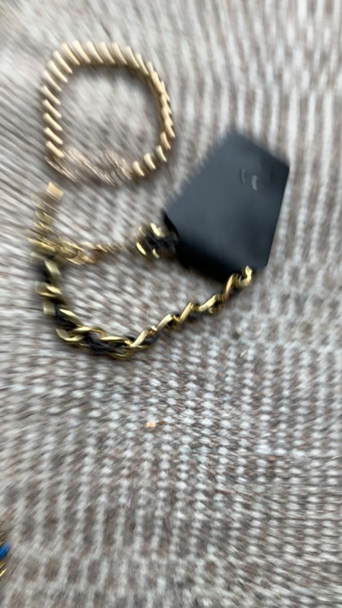 Lot de trois bracelet dorée femme idée cadeau - photo numéro 5