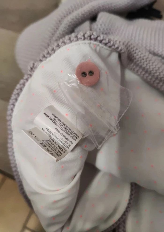 Gilet veste manteau bébé fille taille 12 mois Marèse - photo numéro 11