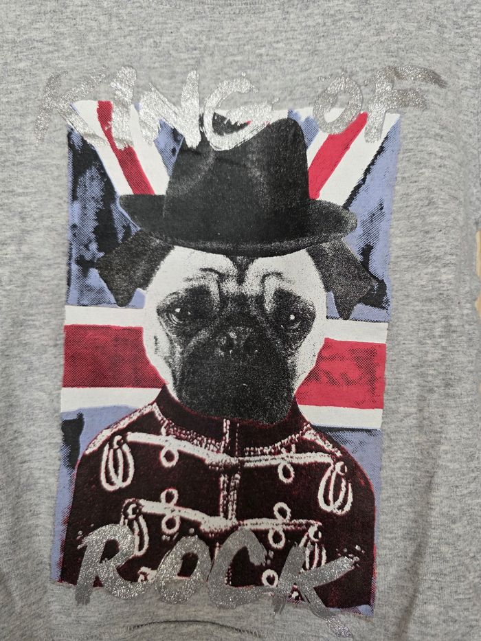 TEE-SHIRT GARÇON MANCHE LONGUE MOTIF DESSUS TAILLE 5ANS - photo numéro 2