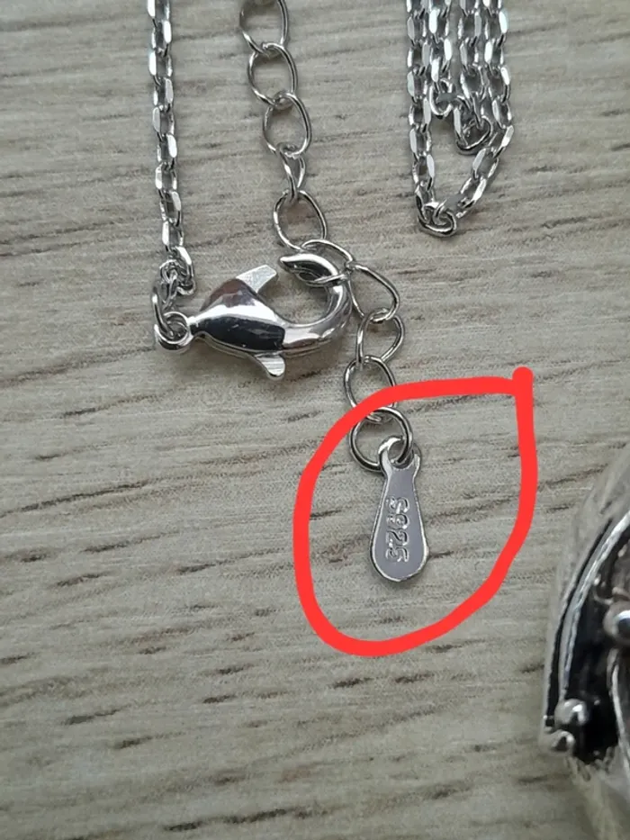 Collier Verveine, Vampire Diaries, Elena Gilbert, chaine en argent 925, argenté - photo numéro 8