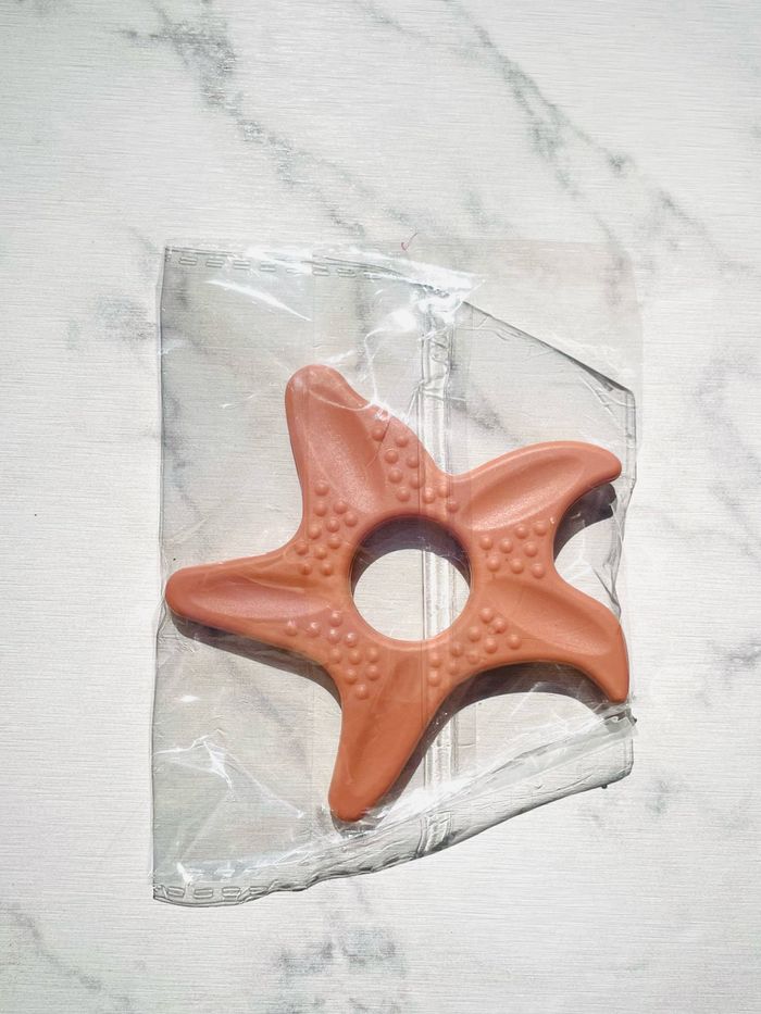 Anneaux de dentition bébé silicone étoile 🌟 - photo numéro 3
