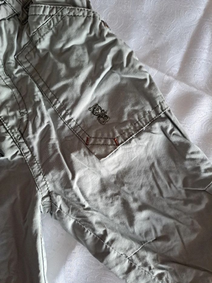 Pantalon gris 6 mois 100%coton - photo numéro 3