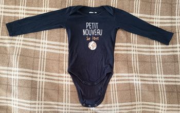 Body Enfant Bleu Marine Manches Longues - 24 Mois / Gémo