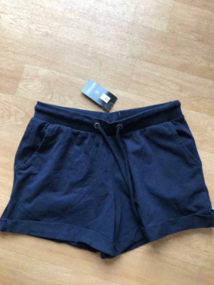Short marine femme
