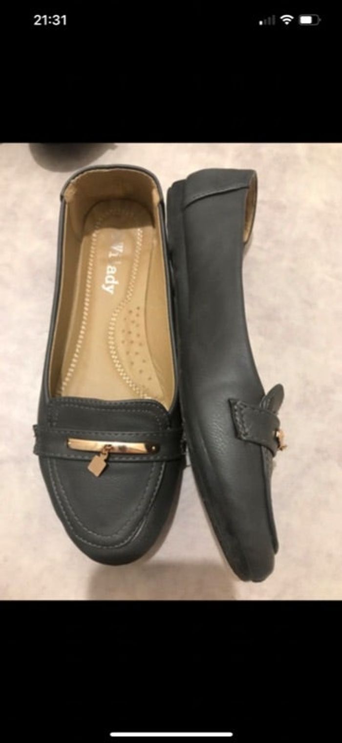 Ballerines grises