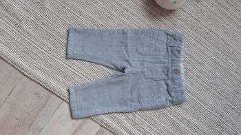 Pantalon gris chiné 6/9 mois