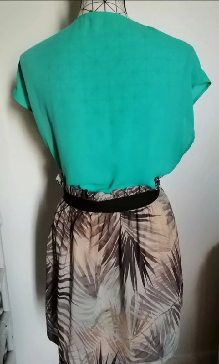 Blouse / haut vert d'eau - photo numéro 2