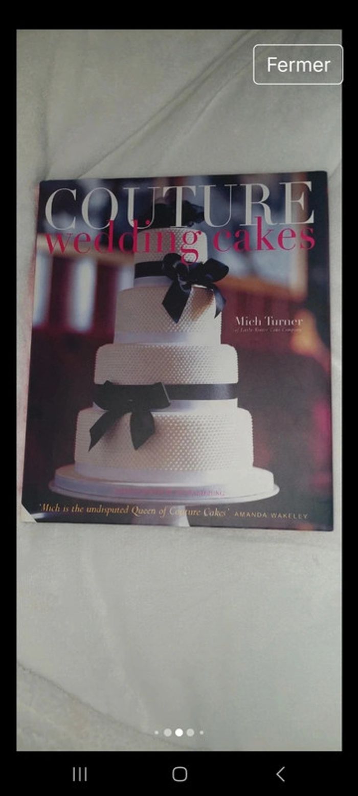 Livre Couture Wedding Cakes
de Mich Turner - photo numéro 7