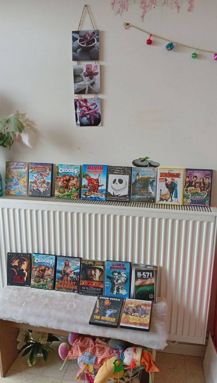 Un gros lot de DVD pour grand et petit ☺️🌸