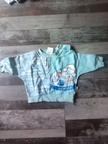 Pull 3 mois vintage mixte