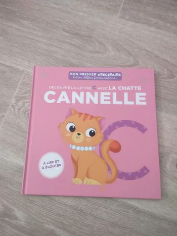 Livre mon premier abécédaire Découvre la lettre C avec Cannelle la chatte