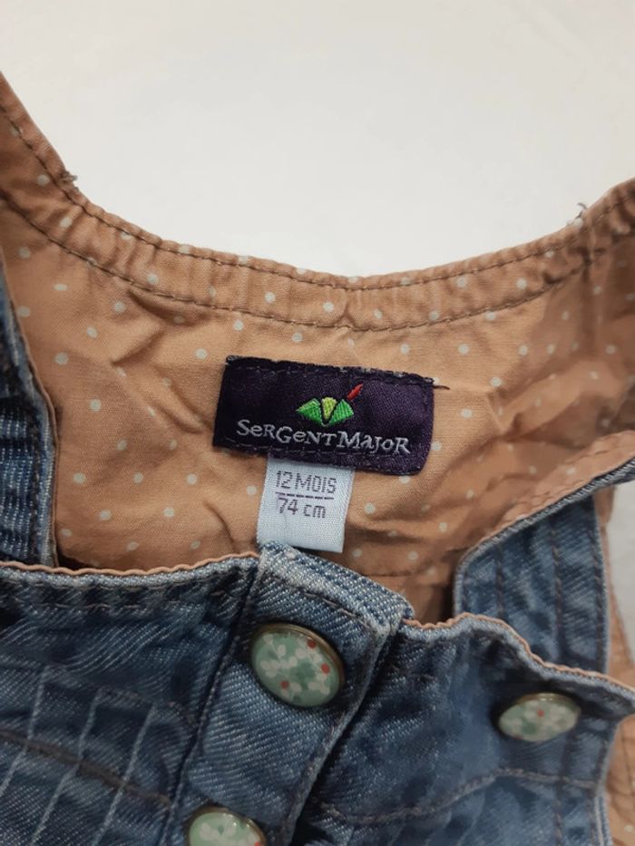 Robe à bretelles Sergent Major 12 mois - photo numéro 4