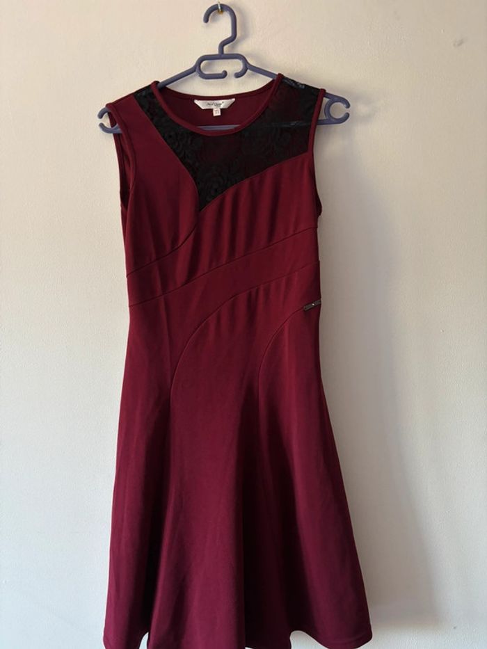 Robe bordeaux élégante - Marque Jus d’Orange - Taille T1 (S)