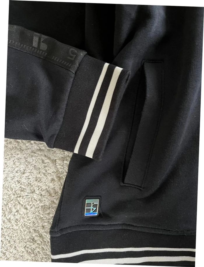 Gilet zippé noir à capuche taille XL marque hybrid.5 - photo numéro 9