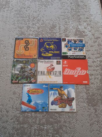 Lot jeux demo playstation 1 ps1 promo