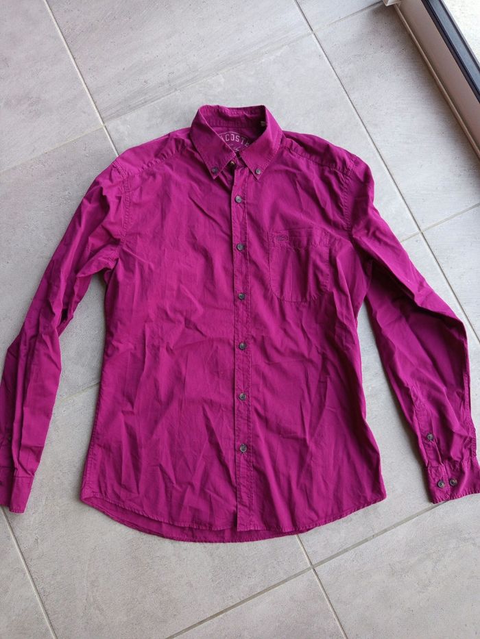 Chemise manches longues violet Lacoste L - photo numéro 4