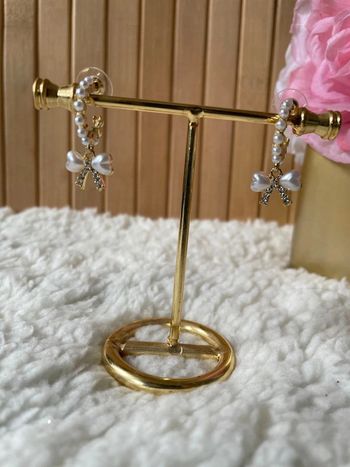 Boucles d'oreilles en acier inoxydable .