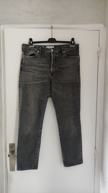 Pantalon femme jeans marque MNG taille 42 couleur noir