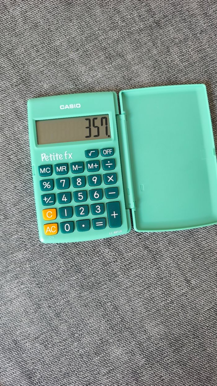 Calculatrice casio petite fx - photo numéro 2