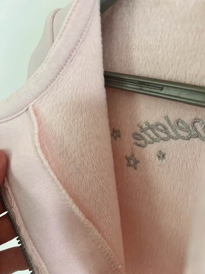 Veste rose broderie argenté tape à l’œil - photo numéro 7
