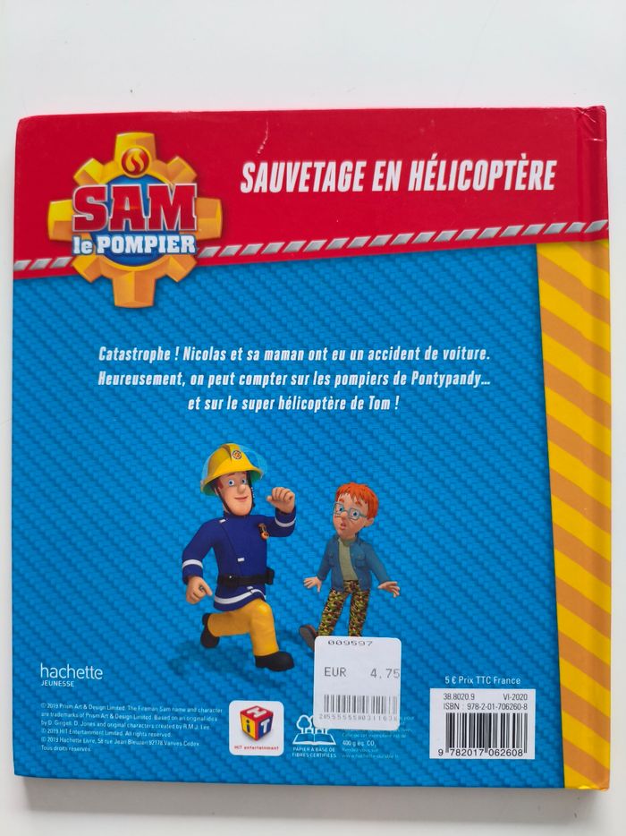 Sam le pompier sauvetage en hélicoptère - photo numéro 2