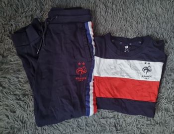 Ensemble de sport équipe de France 10ans
