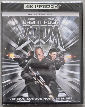 Doom Blu-Ray 4k Ultra Hd (Version Longue non Censurée) neuf sous Blister
