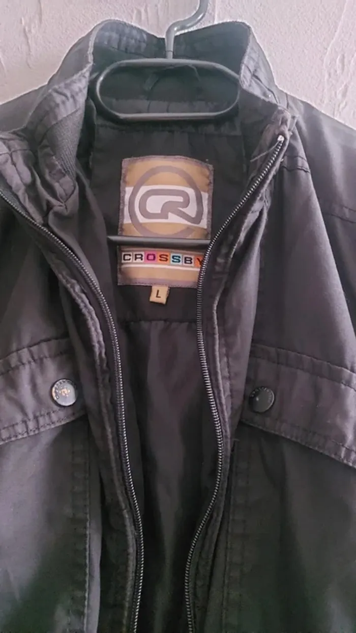 Blouson noir Taille L - photo numéro 4
