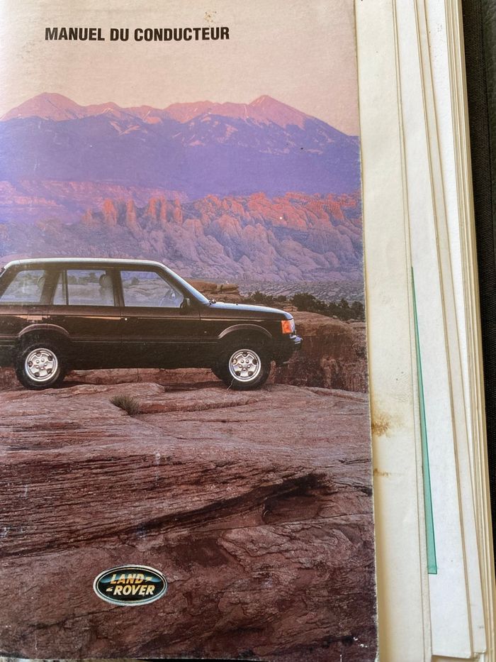 Manuel range Rover P38 - photo numéro 2