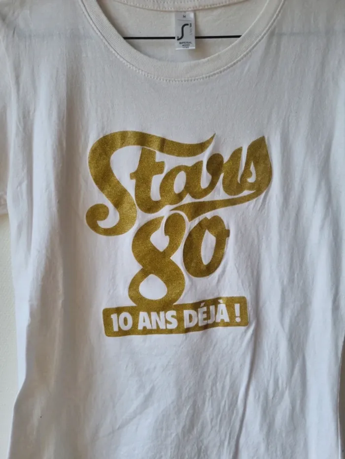 T shirt stars 80 10 ans deja - photo numéro 2