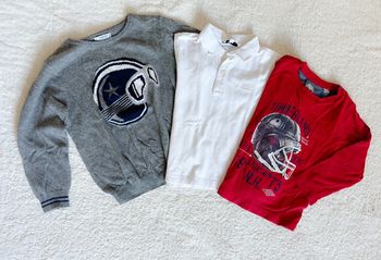Lot vêtements pull polo t shirt 4 ans