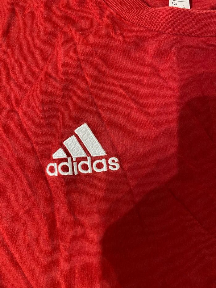 Tshirt adidas rouge - photo numéro 2