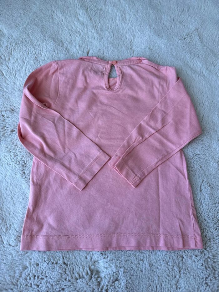 Lot 3 tee-shirts manche longue - bébé fille - 24 mois- Kiabi - marese - très bon état - photo numéro 3