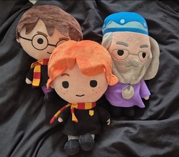 3 peluches Harry Potter