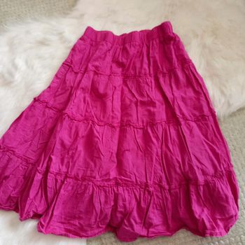 Jupe jupon rose